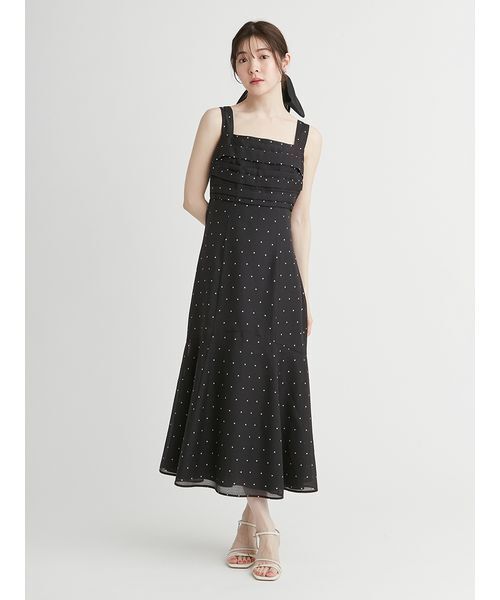 【CELFORD×MIKA】ショルダーリボン2wayワンピース CELFORD×MIKA】ショルダーリボン2wayワンピース(デイリー
