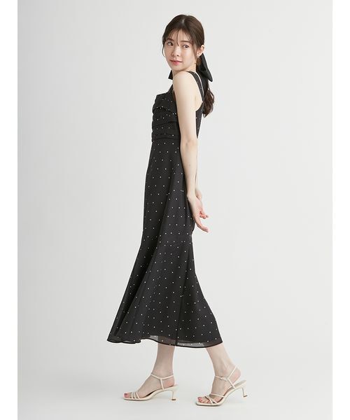 【CELFORD×MIKA】ショルダーリボン2wayワンピース DOT 36 CELFORD×MIKA】ショルダーリボン2wayワンピース（ワンピース