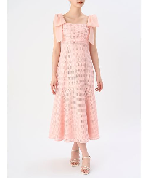 CELFORD×MIKA】ショルダーリボン2wayワンピース（ワンピース