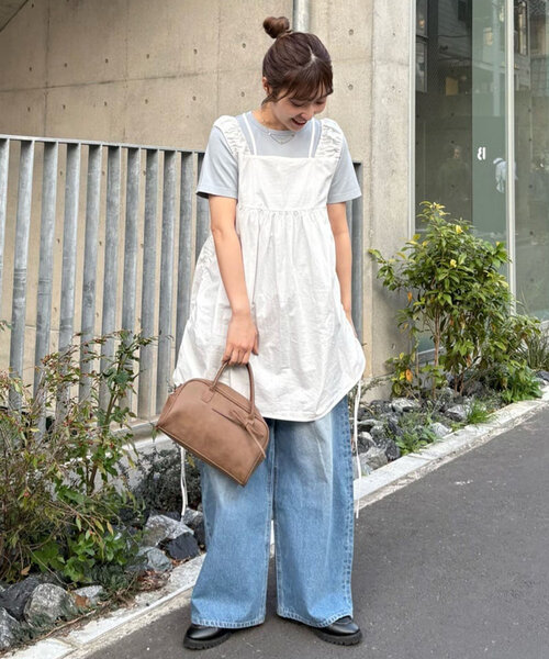 DISCOAT（ディスコート）の「2WAYリボンスクエアボストンバッグ（ボストンバッグ・レディース・ブラック/シルバー/ブラウン・FREE）」の18枚目の写真