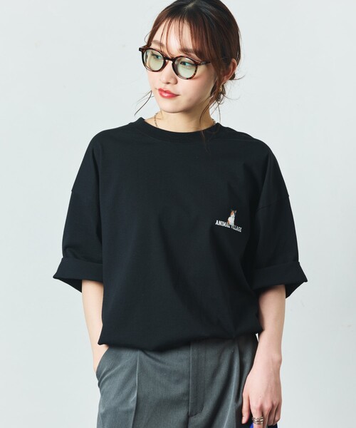 セール】限定展開 リラックスフィット バックプリント クルーネック T