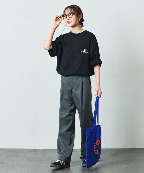セール】限定展開 リラックスフィット バックプリント クルーネック T