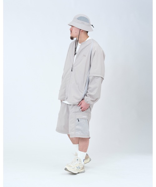 KEBOZ（ケボズ）の「SUPPLEX MESH ADVENTURE HAT（ハット・メンズ・ブルー/ブラック/ベージュ/グレー・FREE）」の9枚目の写真