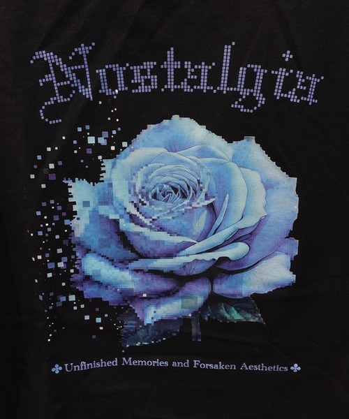 BLAYMORE（ブレイモア）の「【BLAYMORE】Nostalgia Back Graphic T / 花 コレクションTシャツ バックプリント（Tシャツ/カットソー・メンズ・ブラック/ホワイト・S/M）」の18枚目の写真