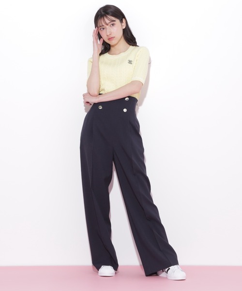 JILL by JILL STUART(ジルバイジルスチュアート)の「◇ワイドパンツ(その他パンツ・レディース・グレー/ネイビー/グリーン・SMALL/MEDIUM)」の1枚目の写真