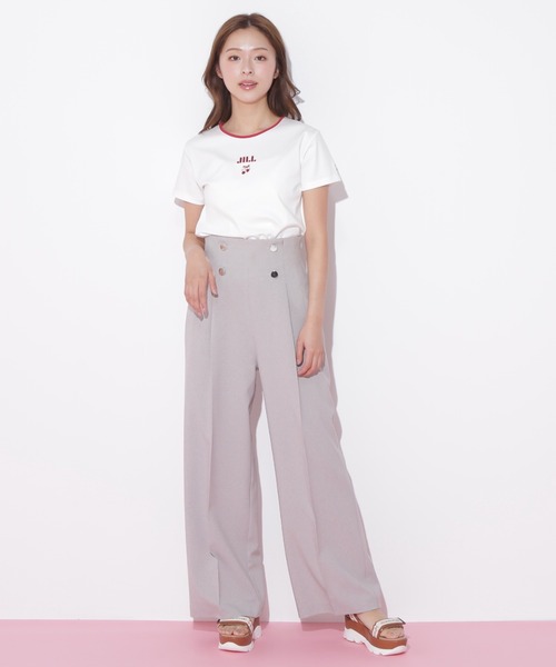 JILL by JILL STUART(ジルバイジルスチュアート)の「◇ワイドパンツ(その他パンツ・レディース・グレー/ネイビー/グリーン・SMALL/MEDIUM)」の22枚目の写真