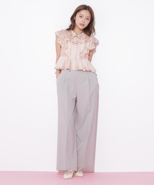 JILL by JILL STUART(ジルバイジルスチュアート)の「◇ワイドパンツ(その他パンツ・レディース・グレー/ネイビー/グリーン・SMALL/MEDIUM)」の17枚目の写真