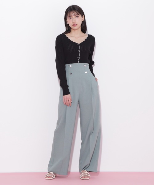 JILL by JILL STUART(ジルバイジルスチュアート)の「◇ワイドパンツ(その他パンツ・レディース・グレー/ネイビー/グリーン・SMALL/MEDIUM)」の12枚目の写真