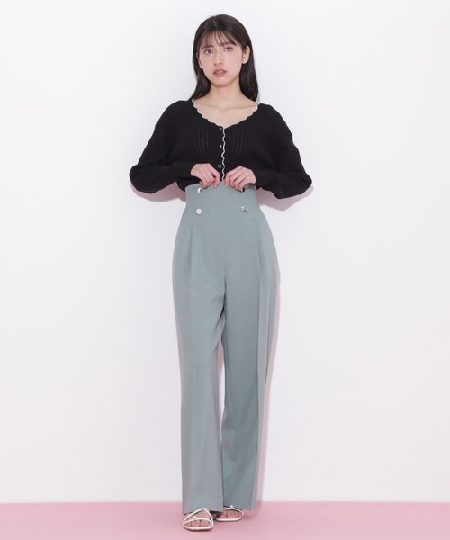 JILL by JILL STUART(ジルバイジルスチュアート)の「◇ワイドパンツ(その他パンツ・レディース・グレー/ネイビー/グリーン・SMALL/MEDIUM)」の14枚目の写真