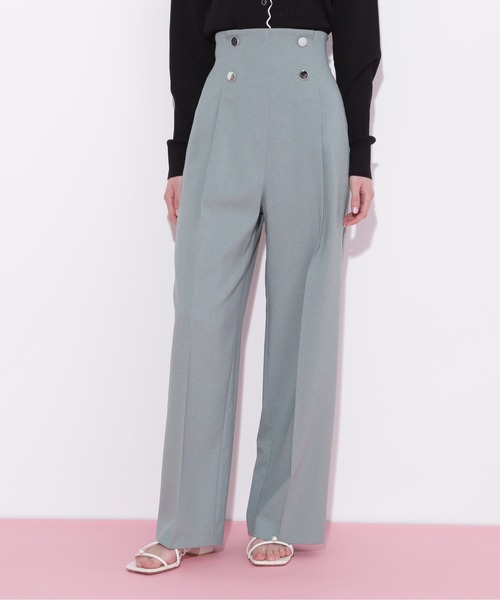 JILL by JILL STUART(ジルバイジルスチュアート)の「◇ワイドパンツ(その他パンツ・レディース・グレー/ネイビー/グリーン・SMALL/MEDIUM)」の16枚目の写真