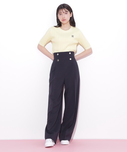 JILL by JILL STUART(ジルバイジルスチュアート)の「◇ワイドパンツ(その他パンツ・レディース・グレー/ネイビー/グリーン・SMALL/MEDIUM)」の5枚目の写真