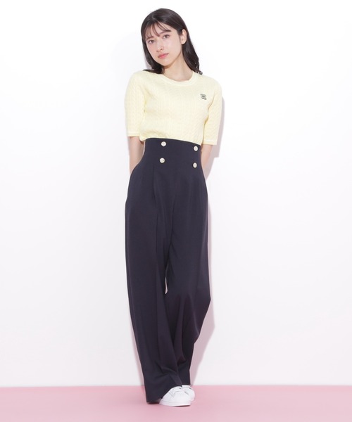JILL by JILL STUART(ジルバイジルスチュアート)の「◇ワイドパンツ(その他パンツ・レディース・グレー/ネイビー/グリーン・SMALL/MEDIUM)」の6枚目の写真