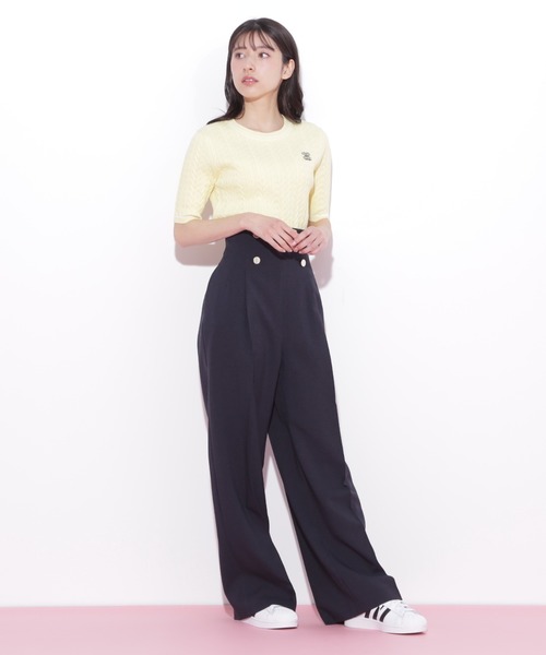 JILL by JILL STUART(ジルバイジルスチュアート)の「◇ワイドパンツ(その他パンツ・レディース・グレー/ネイビー/グリーン・SMALL/MEDIUM)」の7枚目の写真