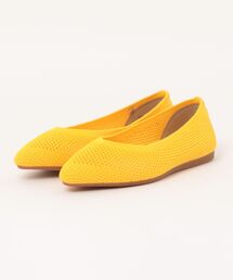 ABC SELECT エービーシーセレクト POINTED KNIT SHEER ポインテッドニットシアーパンプス W5042 SHEER SUNFLOWER