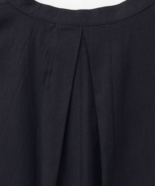 HusHusH（ハッシュアッシュ）の「HusHusH 麻混スキッパーブラウス（シャツ/ブラウス・レディース・グレイッシュベージュ/ブラック/コーラルピンク・M/L）」の22枚目の写真