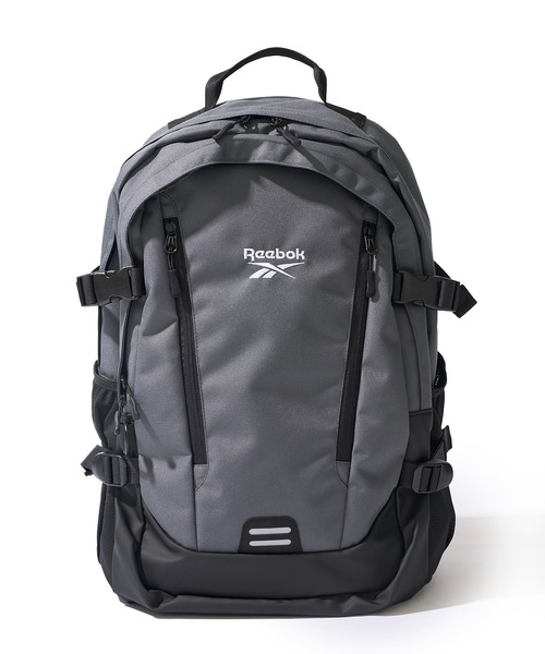TETE HOMME(テットオム)の「【Reebok/リ-ボック】フロントロゴ刺繍 A4サイズ収納可 バックパック(バックパック/リュック・メンズ・ブラック/アイボリー/チャコールグレー・FREE)」の3枚目の写真