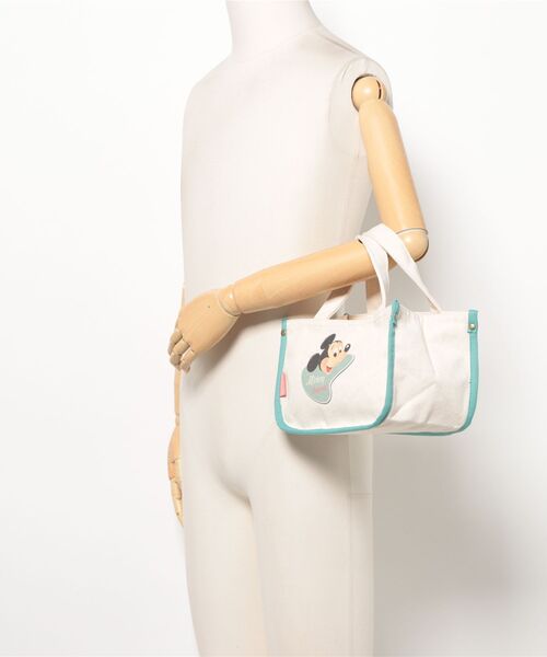 Disney（ディズニー）の「【 Disney 】 American Paradise ミニバッグ 25S4（エコバッグ/サブバッグ・レディース・ブルー/レッド・FREE）」の6枚目の写真