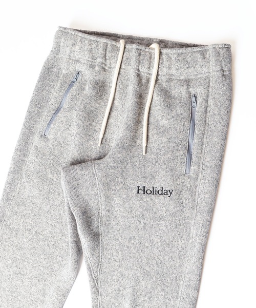 HOLIDAY（ホリデイ）の「THERMAL PRO FLEECE FLARE PANTS サーマルプロフリースフレアパンツ（その他パンツ・レディース・ヘザーグレー/ブラック・ONE SIZE）」の9枚目の写真