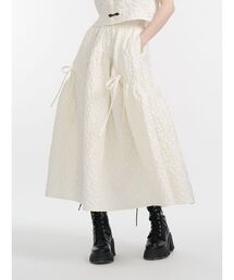 jouetie（ジュエティ）の「ジャガードギャザーフレアスカート（スカート・レディース）」