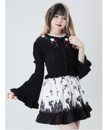 Jamie エーエヌケー（ジェイミーエーエヌケー）の「イチゴ鍵編みカーデ（ニット/セーター）」