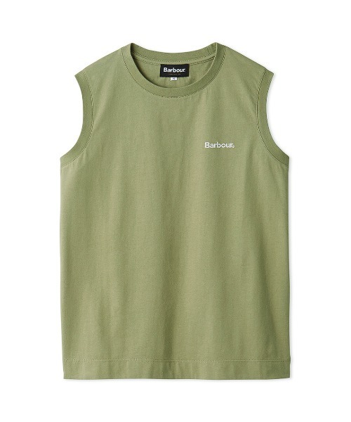 Barbour(バブアー)の「ワンポイント 刺繍 ノースリーブ Tシャツ"Japan Exclusive"(Tシャツ/カットソー・レディース・ベージュ/オフホワイト/ブラック/カーキ・SMALL/MEDIUM)」の17枚目の写真