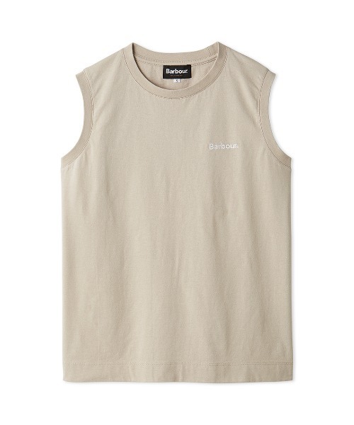 Barbour(バブアー)の「ワンポイント 刺繍 ノースリーブ Tシャツ"Japan Exclusive"(Tシャツ/カットソー・レディース・ベージュ/オフホワイト/ブラック/カーキ・SMALL/MEDIUM)」の18枚目の写真