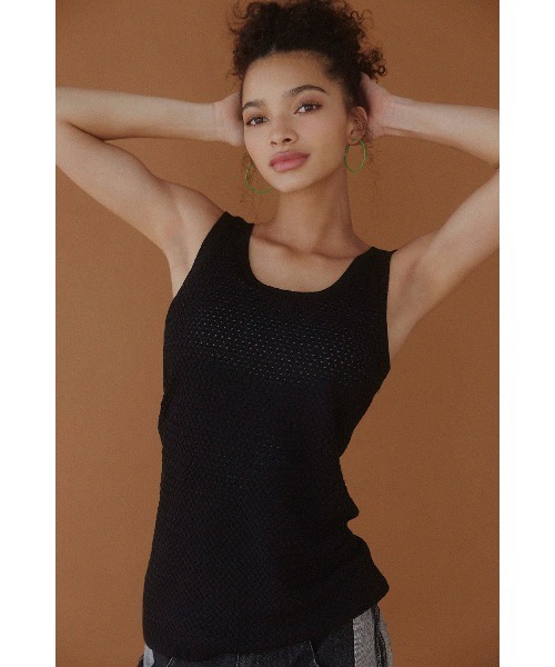 ALEXIA STAM タンクトップ ノースリーブ Layered Tank Top