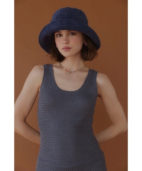 ALEXIA STAM（アリシアスタン）の「Knit Tank Top /ニットタンクトップ（タンクトップ・レディース・ベージュ/ネイビー/ブラック・S/M）」の13枚目の写真