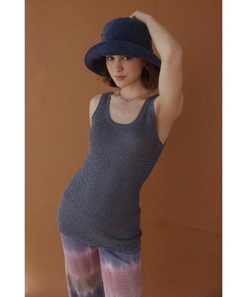 ALEXIA STAM（アリシアスタン）の「Knit Tank Top /ニットタンクトップ（タンクトップ・レディース・ベージュ/ネイビー/ブラック・S/M）」の14枚目の写真