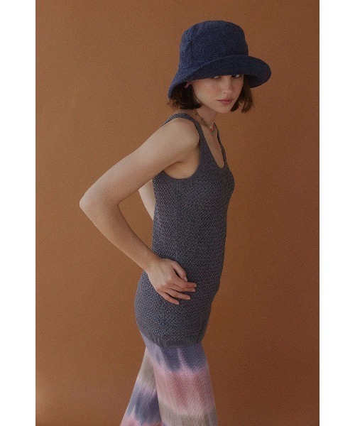 ALEXIA STAM（アリシアスタン）の「Knit Tank Top /ニットタンクトップ（タンクトップ・レディース・ベージュ/ネイビー/ブラック・S/M）」の15枚目の写真