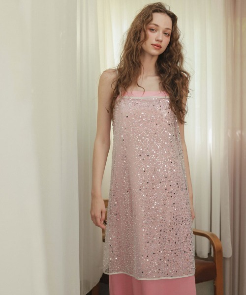 DONOBAN（ドノバン）の「【ANDRESD】satin minimal dress［サテンミニマルドレス］（ドレス・レディース・ブラック/ライトブルー/ピンク/ミント・S/M/L）」の12枚目の写真