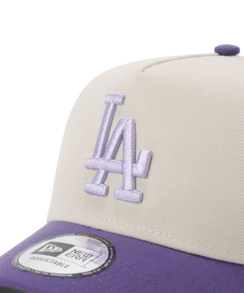 LAロゴ メッシュキャップ ホワイト/グレー NEW ERA 【クーポン利用で10%OFF】9月20,21日限定！ニューエラ