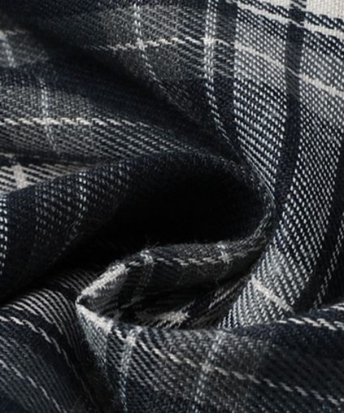 GEMEDA（ジェメダ）の「ウエストレース付きチェックワイドパンツ（その他パンツ・レディース・ネイビー/ブラック×ホワイト・M）」の19枚目の写真