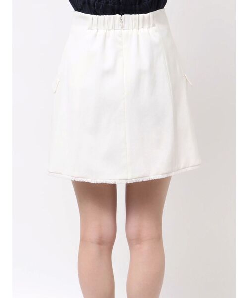 TONAL（トーナル）の「リネンライクミニスカパン（その他パンツ・レディース・ブラック/ベージュ/オフホワイト・MEDIUM）」の7枚目の写真