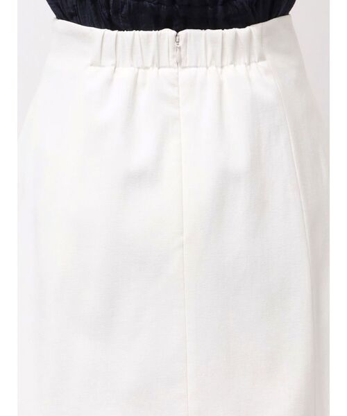 TONAL（トーナル）の「リネンライクミニスカパン（その他パンツ・レディース・ブラック/ベージュ/オフホワイト・MEDIUM）」の8枚目の写真