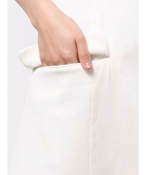 TONAL（トーナル）の「リネンライクミニスカパン（その他パンツ・レディース・ブラック/ベージュ/オフホワイト・MEDIUM）」の9枚目の写真