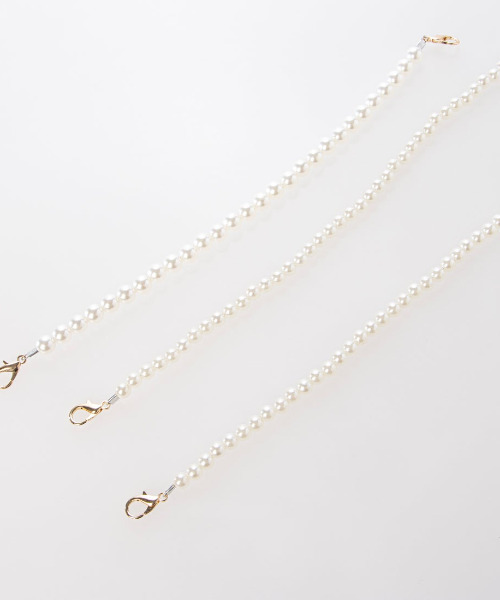 cache cache(カシュ カシュ)の「カシュカシュ cachecache / 2wayパールハンドル付きがま口パーティバッグ(ショルダーバッグ・レディース・ホワイト/ブラック・FREE)」の16枚目の写真
