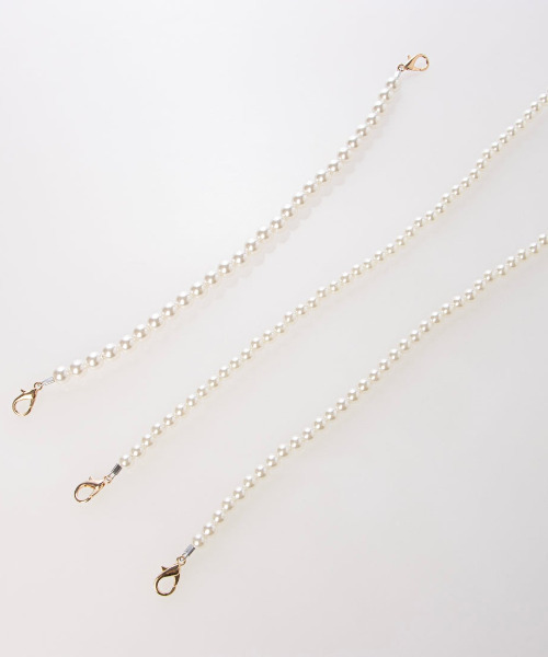 cache cache(カシュ カシュ)の「カシュカシュ cachecache / 2wayパールハンドル付きがま口パーティバッグ(ショルダーバッグ・レディース・ホワイト/ブラック・FREE)」の8枚目の写真
