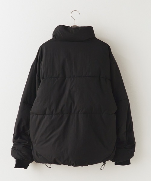 数回のみESSENTIAL  ダブルジャガードショートブルゾン　スカート セール】SUGGESTION/サジェッション 中綿ショートブルゾン