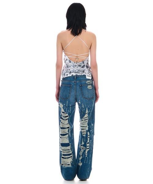 BEEDEN(ビーデン)の「BACK OPEN THIN STRAP CAMI(キャミソール・レディース・ブラック/ブラック系その他/ホワイト系その他・FREE)」の14枚目の写真