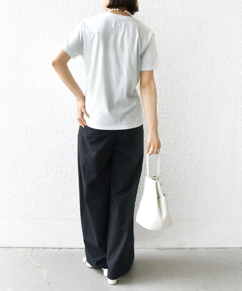 SHIPS(シップス)の「【SHIPS別注】ACASAM: フォト TEE(Tシャツ/カットソー・レディース・イエロー/ホワイト系/ライトブルー/ホワイト・ONE SIZE)」の18枚目の写真