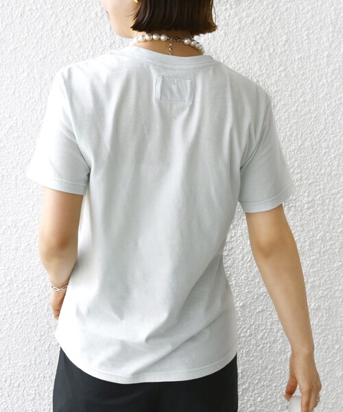 SHIPS(シップス)の「【SHIPS別注】ACASAM: フォト TEE(Tシャツ/カットソー・レディース・イエロー/ホワイト系/ライトブルー/ホワイト・ONE SIZE)」の14枚目の写真