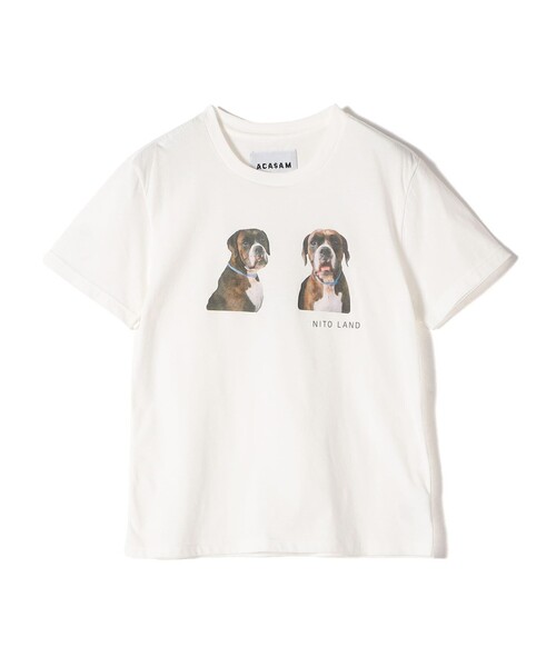 【シップス　ウィメン】【SHIPS別注】ACASAM: フォト TEE SHIPS別注】ACASAM: フォト TEE（Tシャツ/カットソー）｜SHIPS