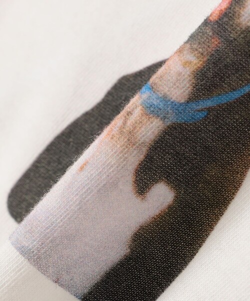 SHIPS(シップス)の「【SHIPS別注】ACASAM: フォト TEE(Tシャツ/カットソー・レディース・イエロー/ホワイト系/ライトブルー/ホワイト・ONE SIZE)」の7枚目の写真
