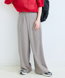 B.C STOCK | ウォッシャブル / 梳毛ライクラップパンツ(スラックス)