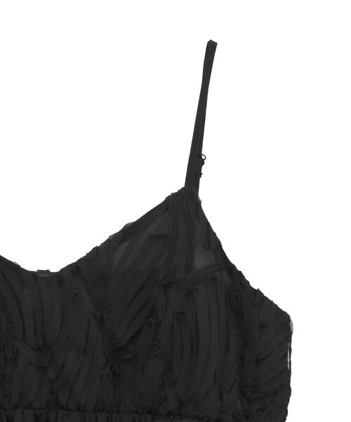 Green　Parks（グリーンパークス）の「テープ刺繍ビスチェ（ベスト・レディース・アイボリー/ブラック・FREE）」の19枚目の写真