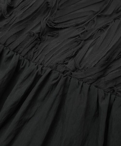 Green　Parks（グリーンパークス）の「テープ刺繍ビスチェ（ベスト・レディース・アイボリー/ブラック・FREE）」の21枚目の写真