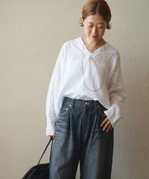 journal standard luxe MAY ロングシャツ ホワイト JOURNAL STANDARD LUXE（ジャーナルスタンダード ラックス）の