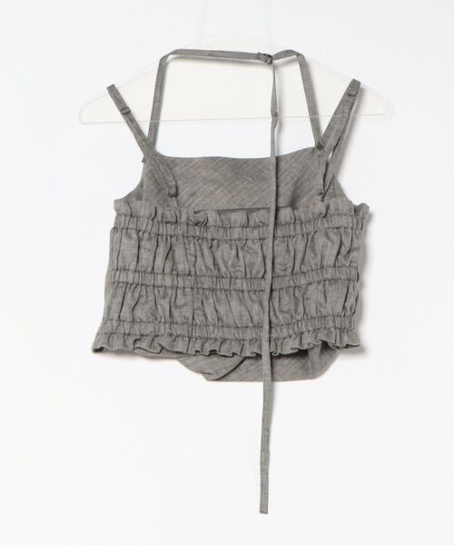 TITE IN THE STORE（ティテ　インザ　ストア）の「【VERSEAU/ヴェルソー】バルーンドレープキャミ（シャツ/ブラウス・レディース・オフホワイト/チャコールグレー・38）」の20枚目の写真