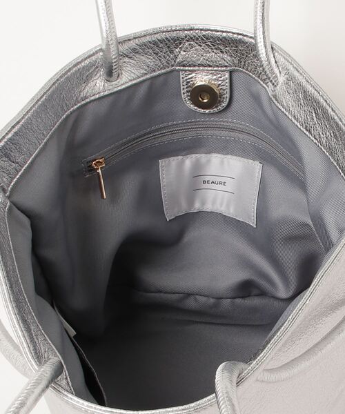 Beau're(ヴュレ)の「【BEAURE/ビュレ】Rope Handle RoundトートBag(トートバッグ・レディース・ベージュ/グレー/シルバー/ブラック・FREE)」の22枚目の写真